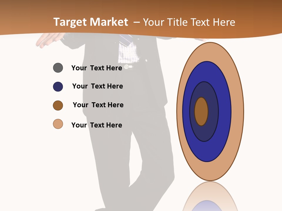 Young Businessman Shrugging Both Shoulders, In Gesture Of Doubtfulness And Confusion, Isolated On White. PowerPoint Template