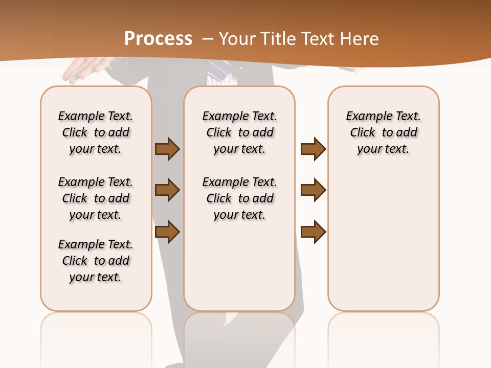Young Businessman Shrugging Both Shoulders, In Gesture Of Doubtfulness And Confusion, Isolated On White. PowerPoint Template