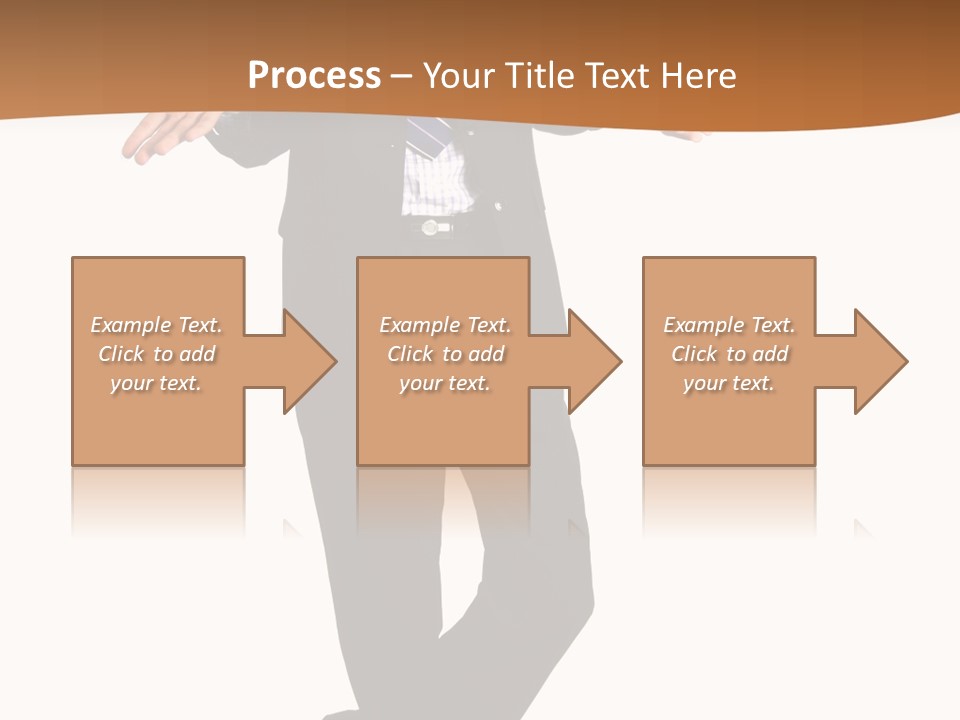 Young Businessman Shrugging Both Shoulders, In Gesture Of Doubtfulness And Confusion, Isolated On White. PowerPoint Template