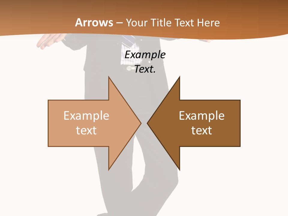 Young Businessman Shrugging Both Shoulders, In Gesture Of Doubtfulness And Confusion, Isolated On White. PowerPoint Template