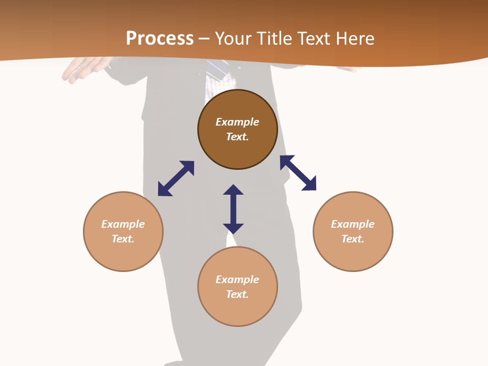 Young Businessman Shrugging Both Shoulders, In Gesture Of Doubtfulness And Confusion, Isolated On White. PowerPoint Template