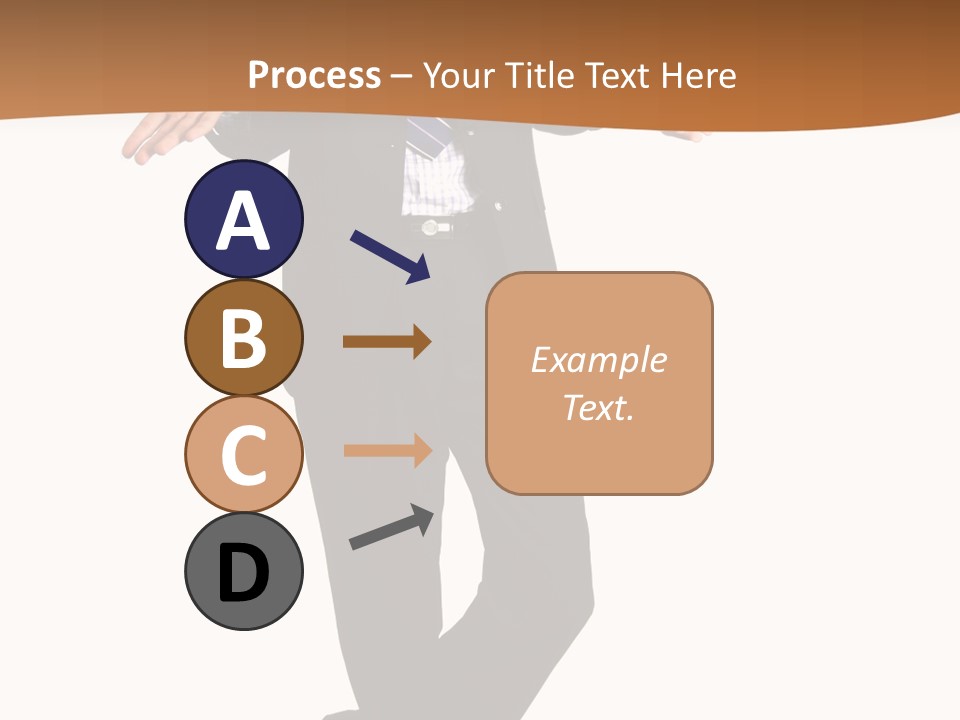 Young Businessman Shrugging Both Shoulders, In Gesture Of Doubtfulness And Confusion, Isolated On White. PowerPoint Template