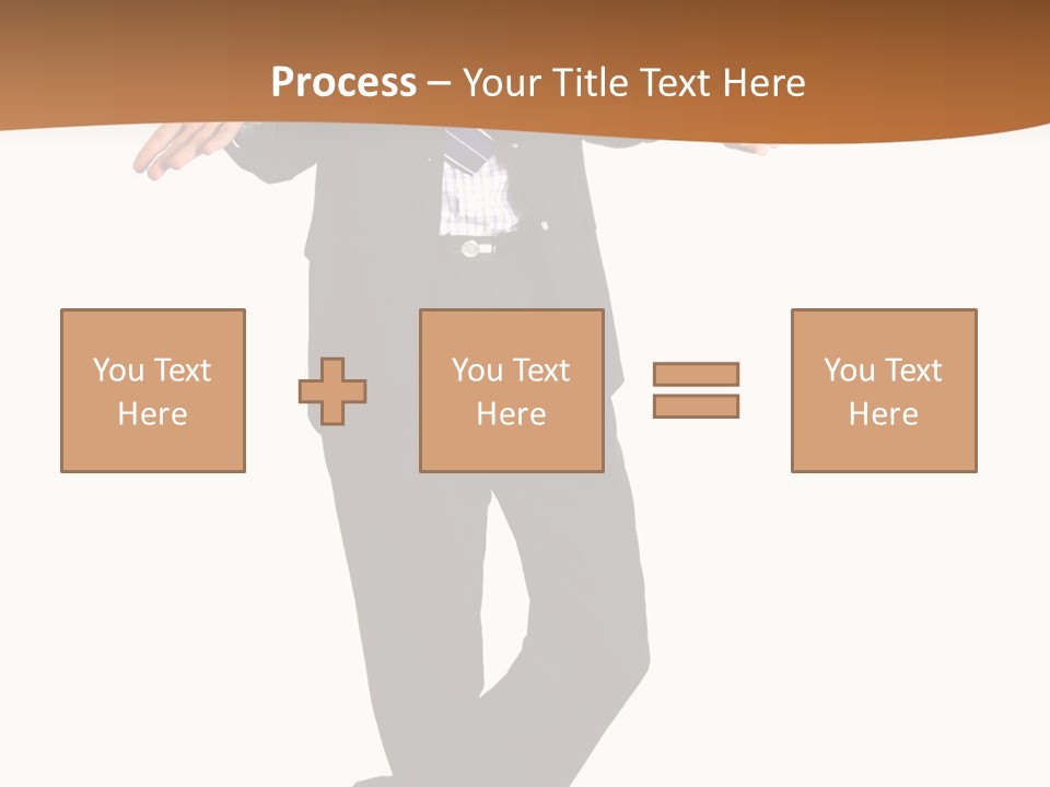 Young Businessman Shrugging Both Shoulders, In Gesture Of Doubtfulness And Confusion, Isolated On White. PowerPoint Template