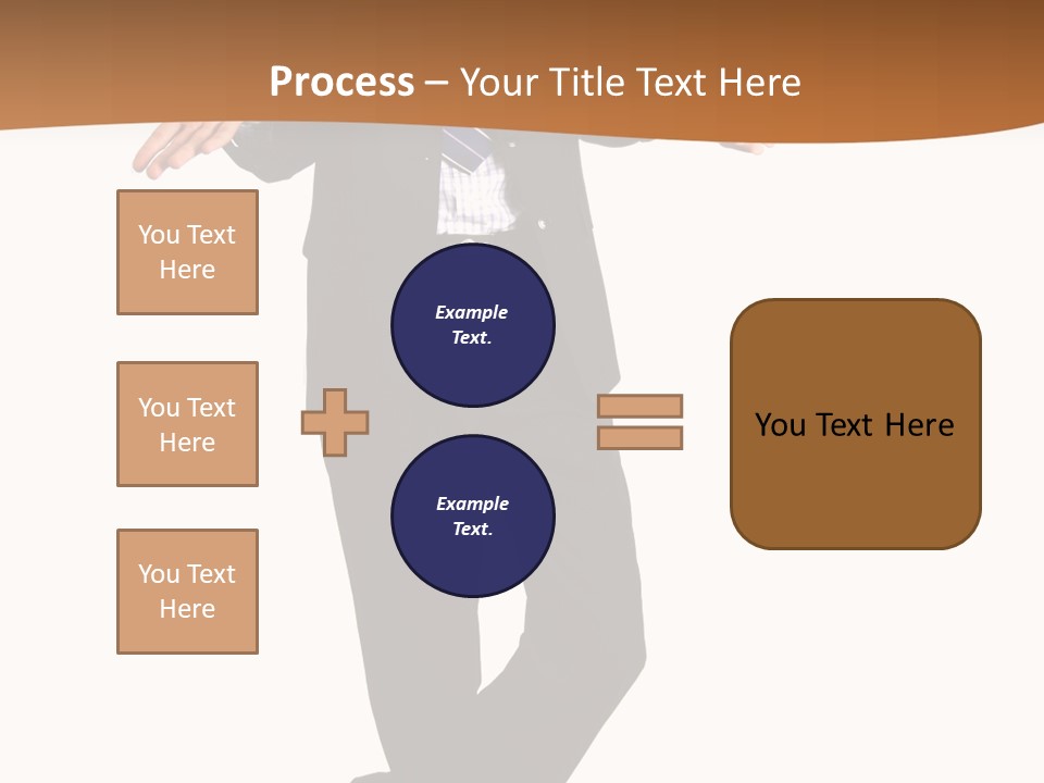 Young Businessman Shrugging Both Shoulders, In Gesture Of Doubtfulness And Confusion, Isolated On White. PowerPoint Template