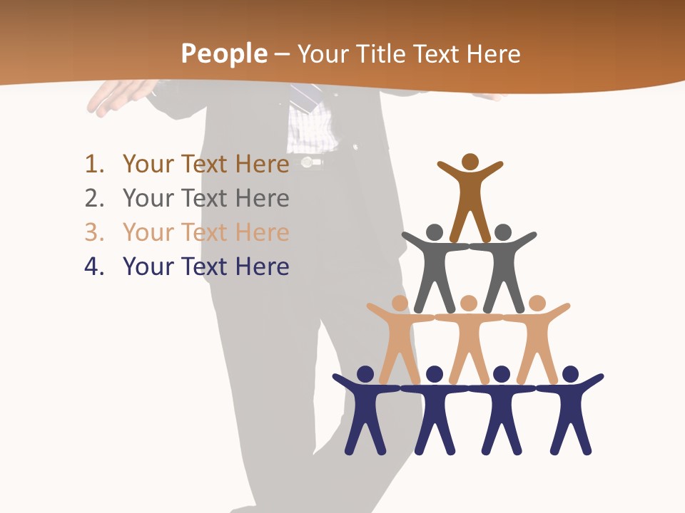 Young Businessman Shrugging Both Shoulders, In Gesture Of Doubtfulness And Confusion, Isolated On White. PowerPoint Template