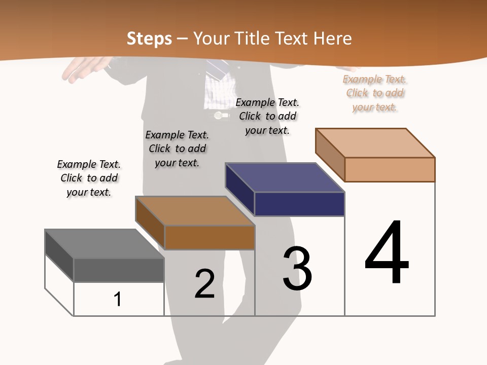 Young Businessman Shrugging Both Shoulders, In Gesture Of Doubtfulness And Confusion, Isolated On White. PowerPoint Template