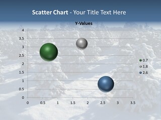 Snowy Pine Forest PowerPoint Template