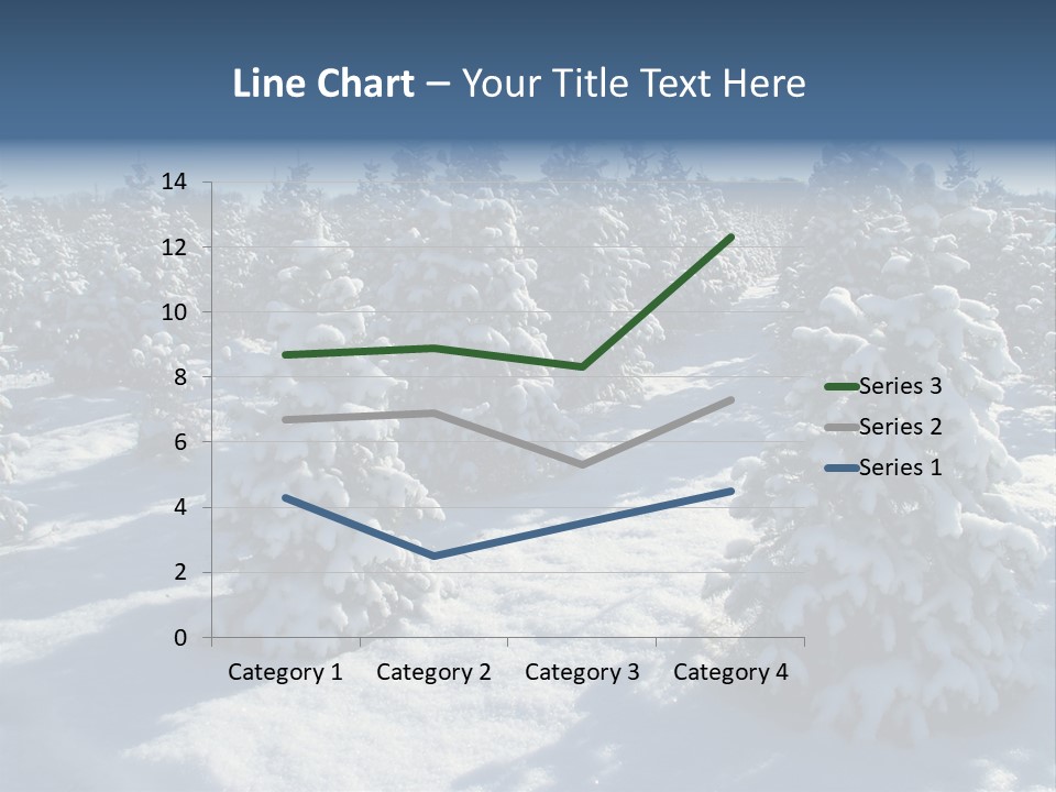 Snowy Pine Forest PowerPoint Template