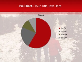 Taking Home The Christmas Tree PowerPoint Template