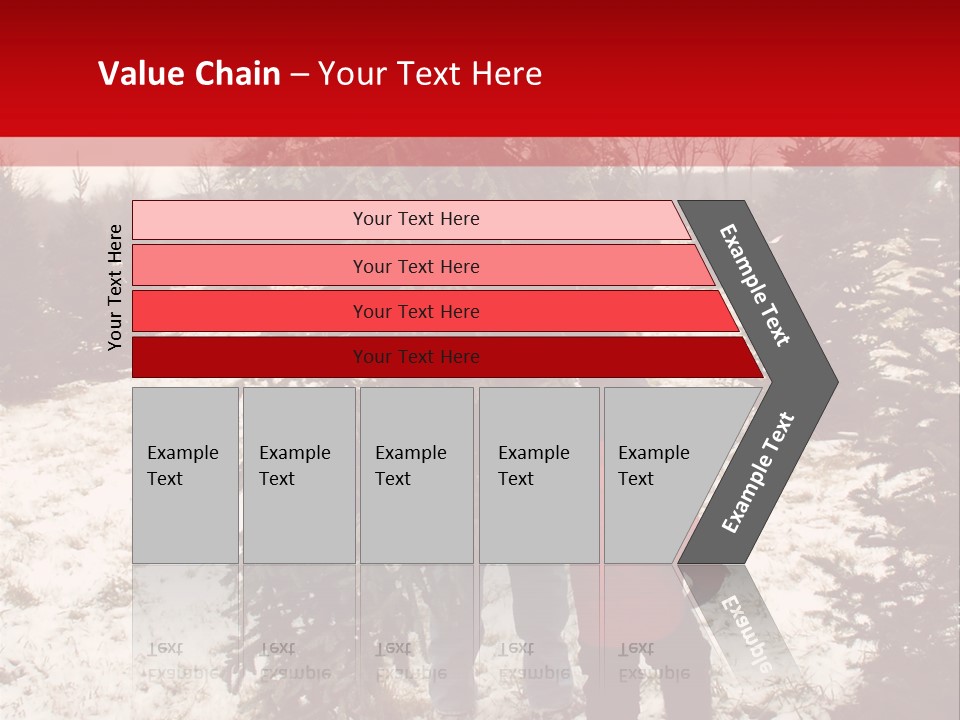 Taking Home The Christmas Tree PowerPoint Template
