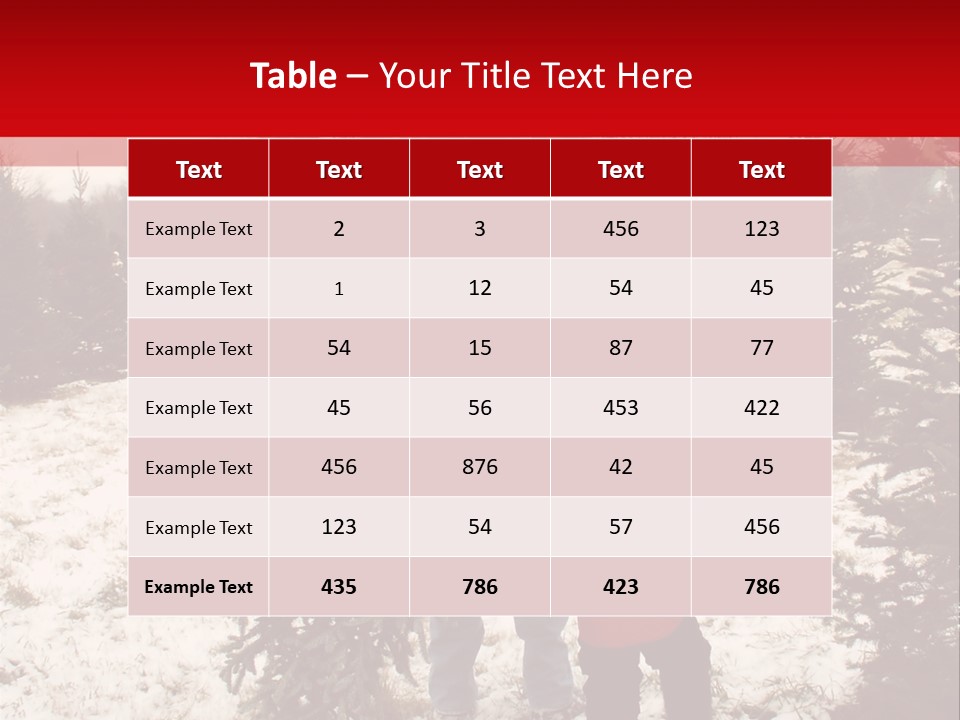 Taking Home The Christmas Tree PowerPoint Template