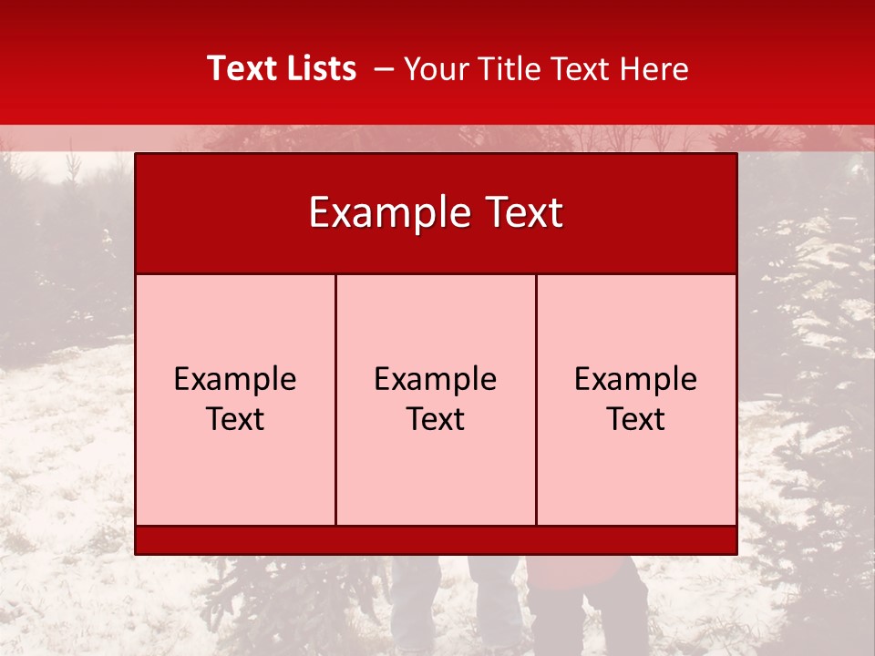 Taking Home The Christmas Tree PowerPoint Template