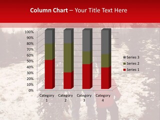 Taking Home The Christmas Tree PowerPoint Template