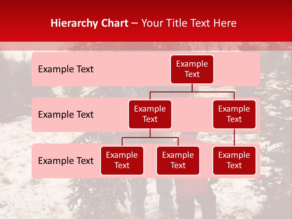 Taking Home The Christmas Tree PowerPoint Template