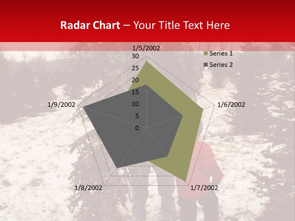 Taking Home The Christmas Tree PowerPoint Template
