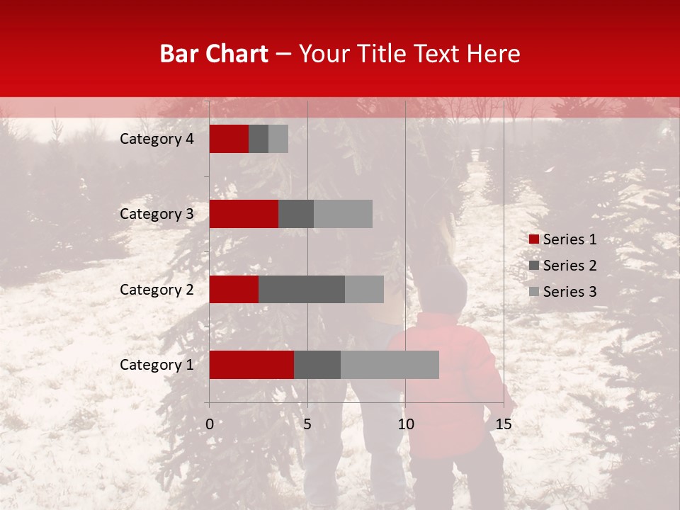 Taking Home The Christmas Tree PowerPoint Template