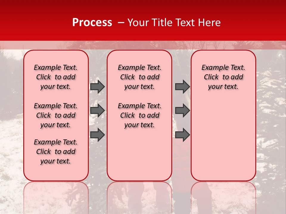 Taking Home The Christmas Tree PowerPoint Template