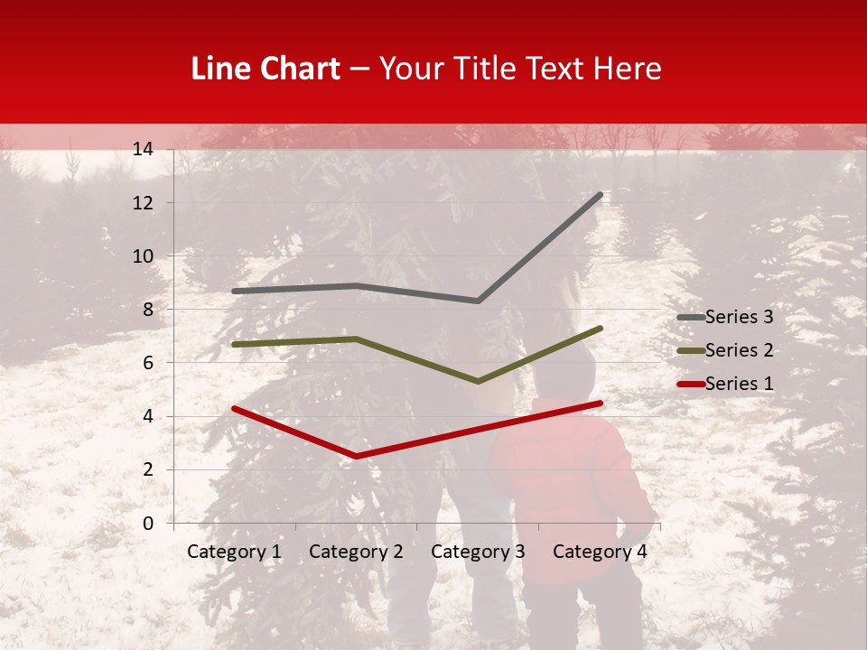 Taking Home The Christmas Tree PowerPoint Template