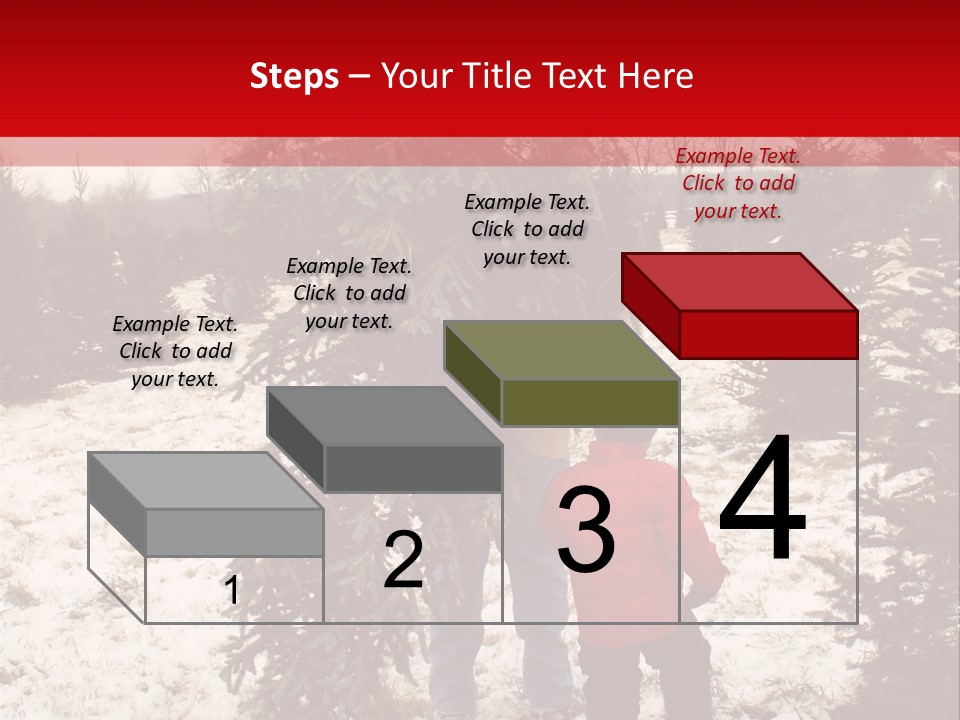 Taking Home The Christmas Tree PowerPoint Template