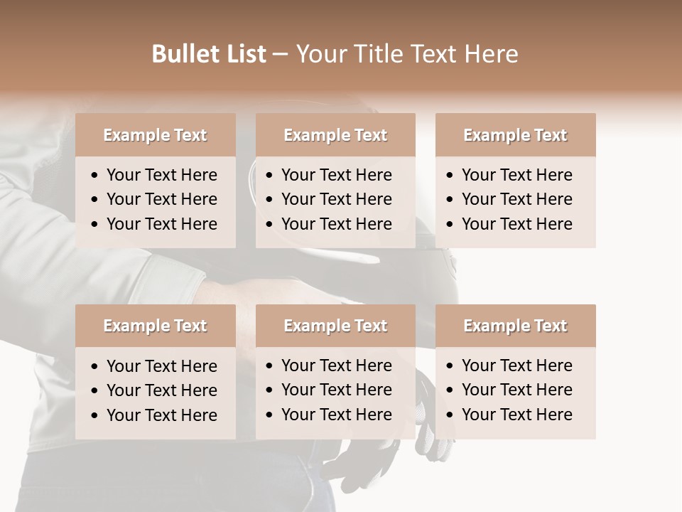 Motorcyclist PowerPoint Template