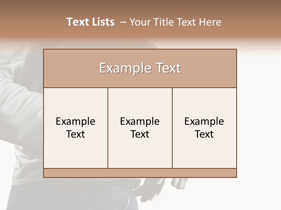 Motorcyclist PowerPoint Template