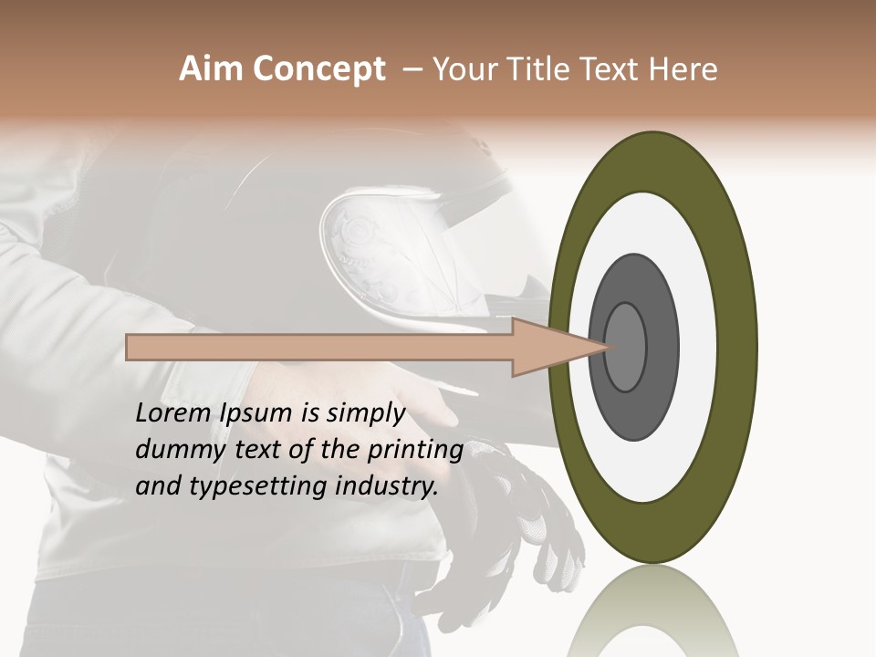 Motorcyclist PowerPoint Template