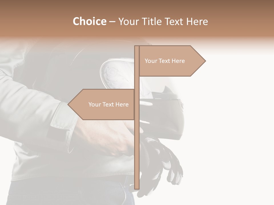 Motorcyclist PowerPoint Template