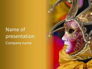 The Mask PowerPoint Template