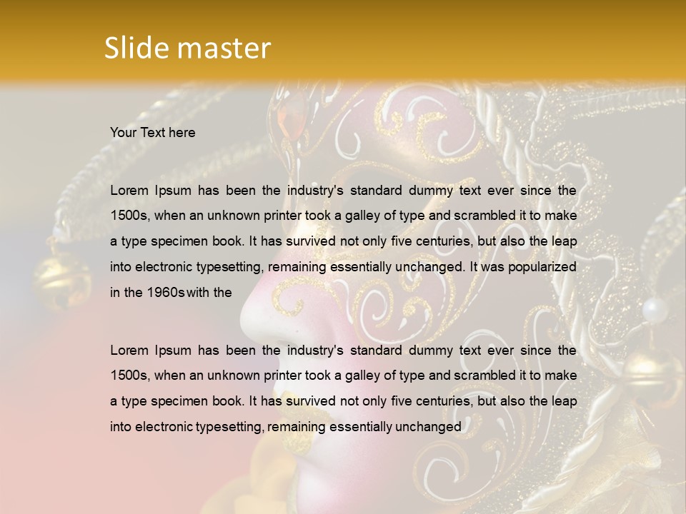 The Mask PowerPoint Template