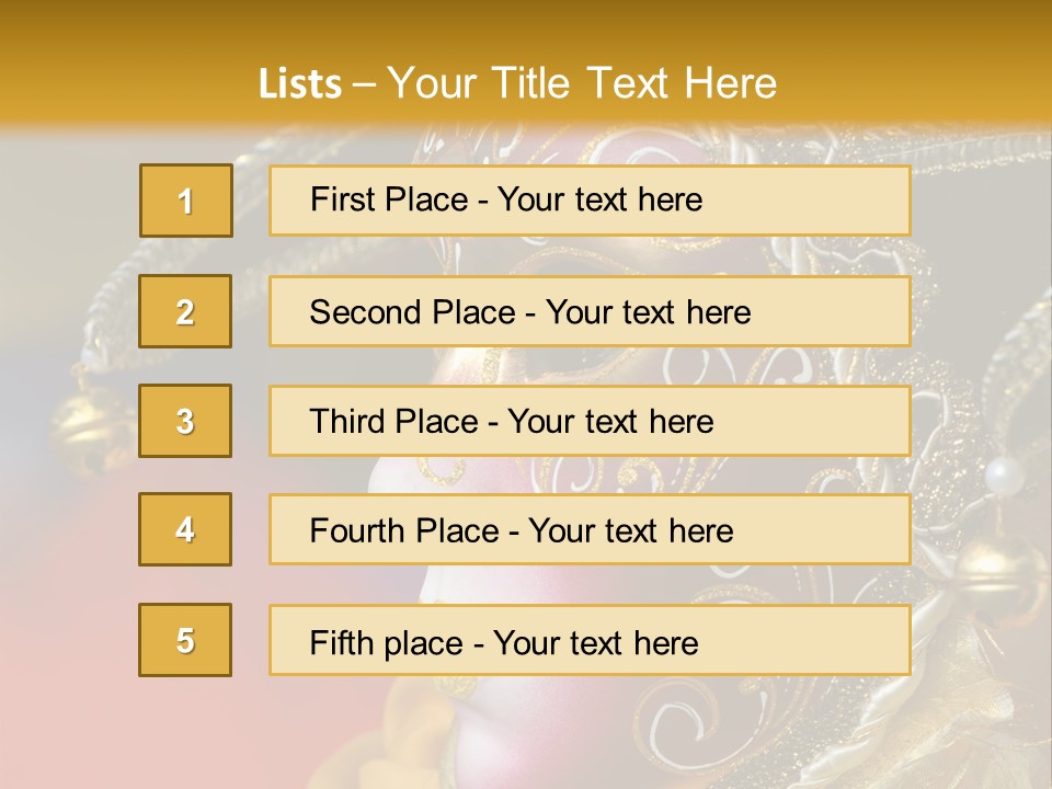 The Mask PowerPoint Template