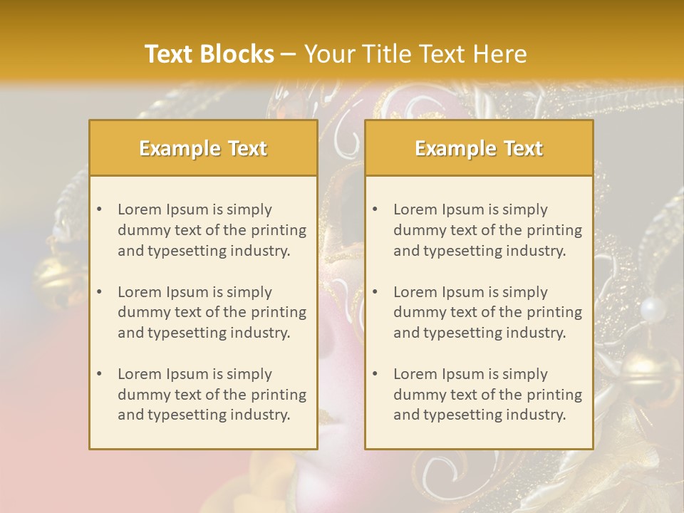 The Mask PowerPoint Template
