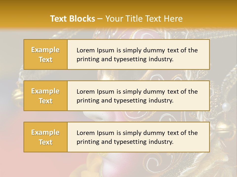 The Mask PowerPoint Template