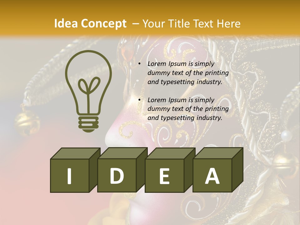 The Mask PowerPoint Template