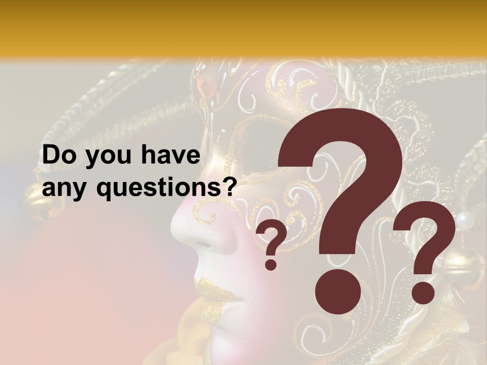 The Mask PowerPoint Template