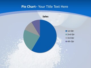Spilled Baby Powder PowerPoint Template