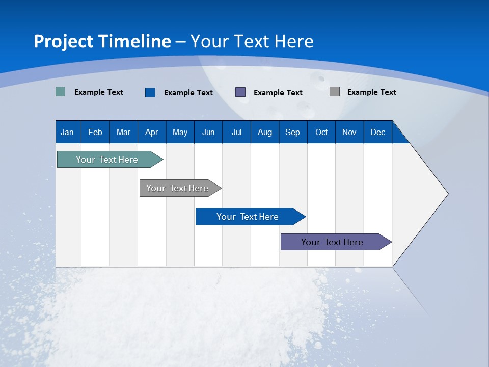 Spilled Baby Powder PowerPoint Template