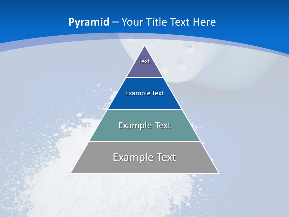 Spilled Baby Powder PowerPoint Template
