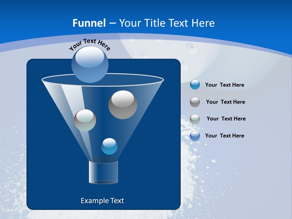 Spilled Baby Powder PowerPoint Template