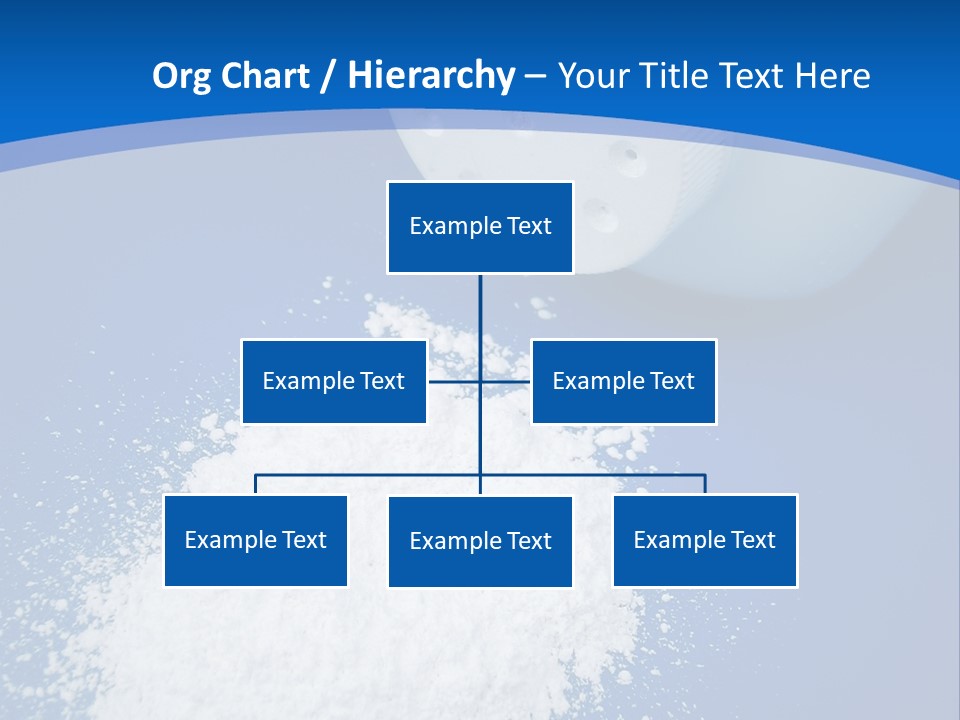 Spilled Baby Powder PowerPoint Template