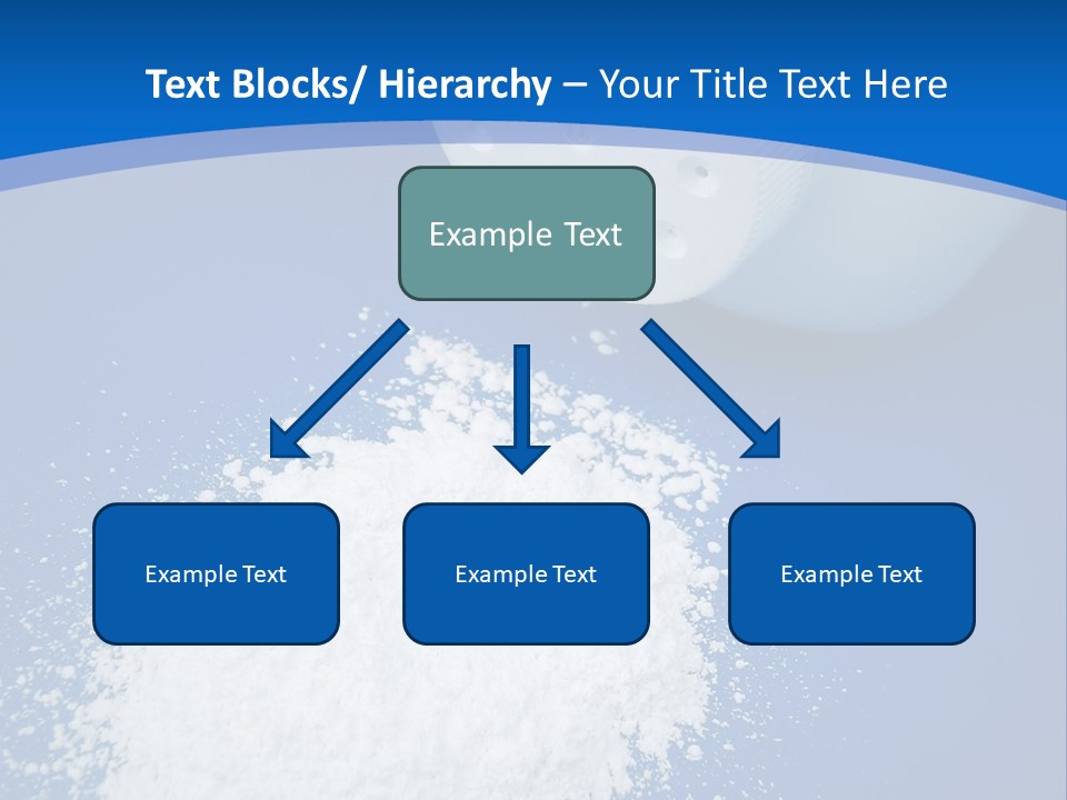 Spilled Baby Powder PowerPoint Template