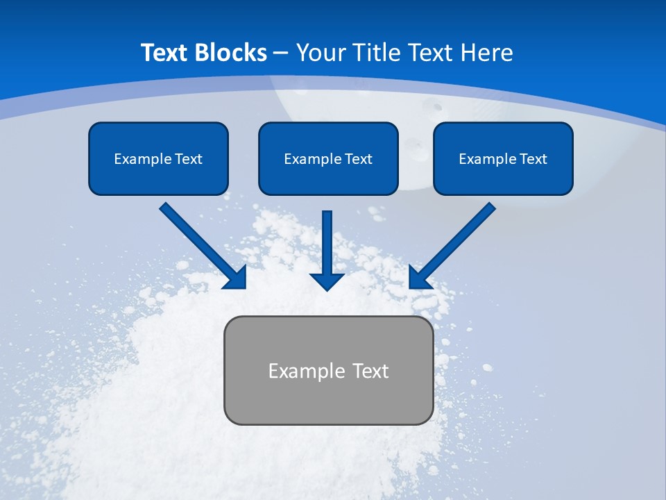 Spilled Baby Powder PowerPoint Template