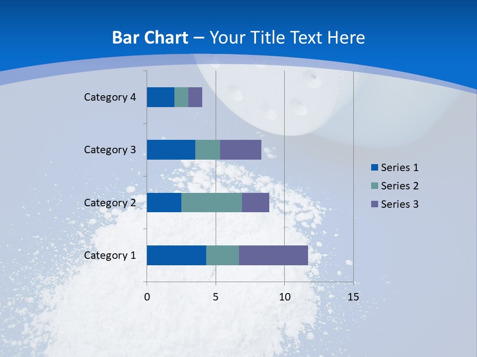 Spilled Baby Powder PowerPoint Template