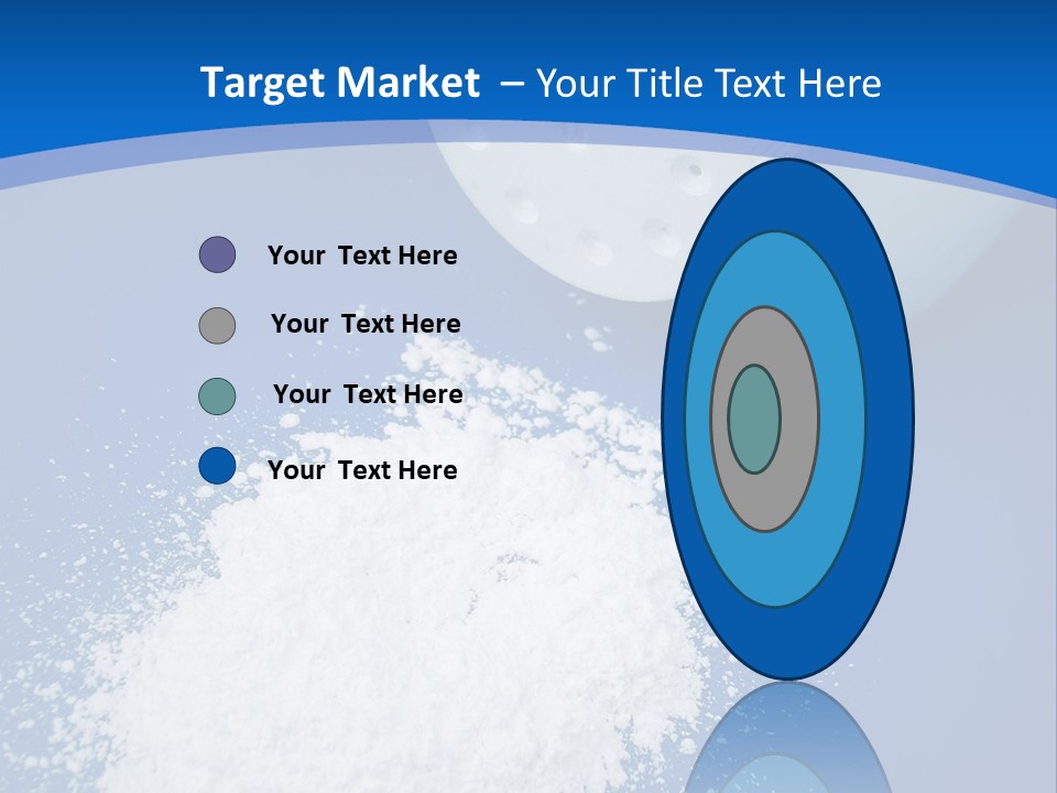 Spilled Baby Powder PowerPoint Template