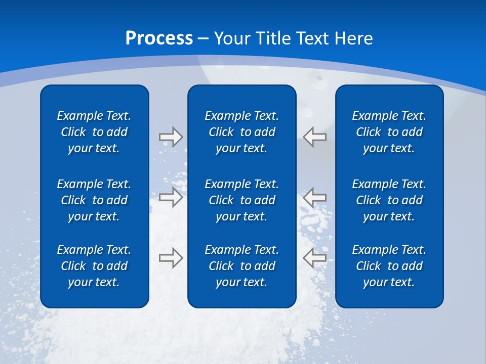 Spilled Baby Powder PowerPoint Template