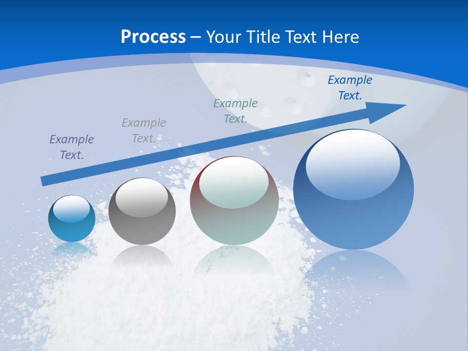 Spilled Baby Powder PowerPoint Template