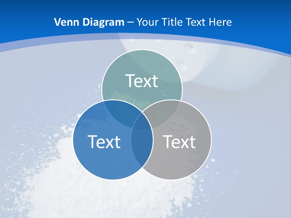 Spilled Baby Powder PowerPoint Template