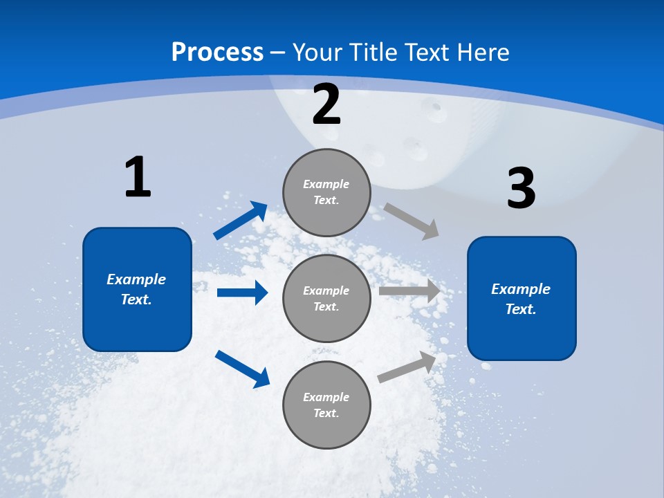 Spilled Baby Powder PowerPoint Template