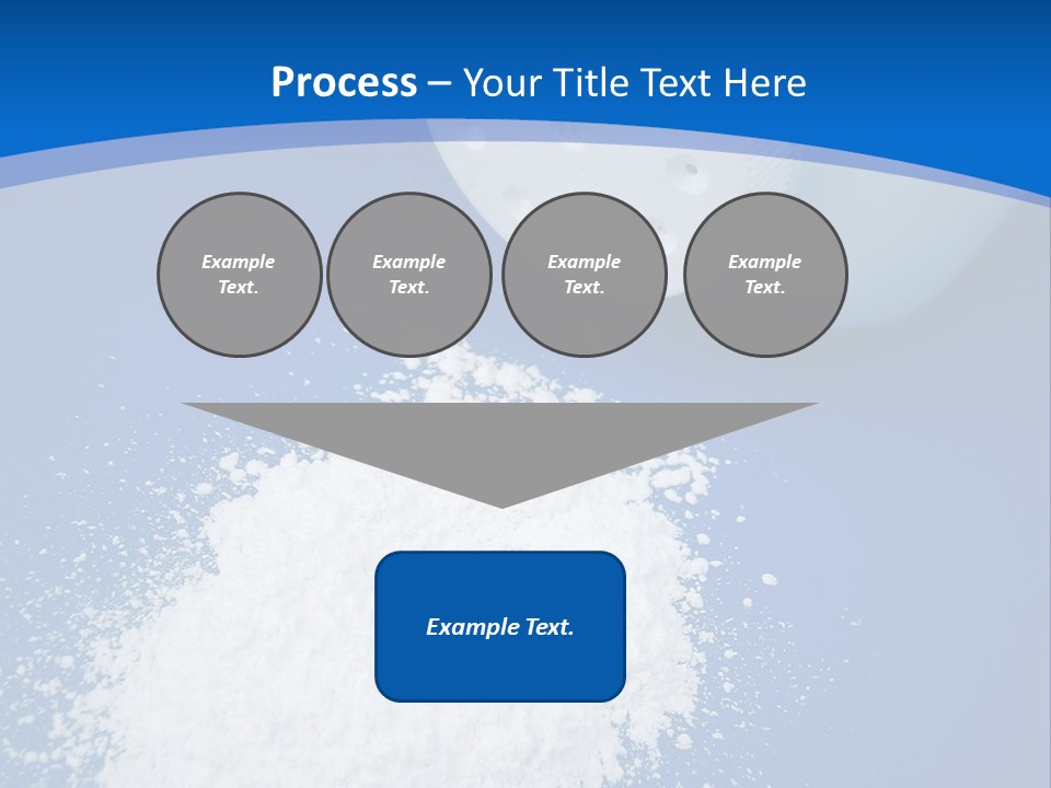 Spilled Baby Powder PowerPoint Template