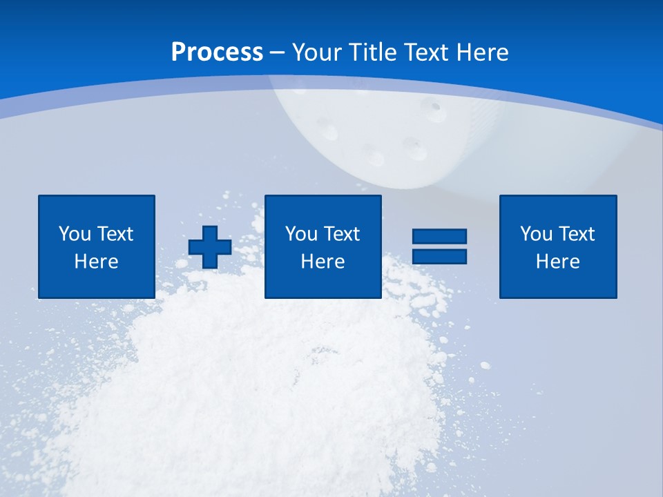 Spilled Baby Powder PowerPoint Template