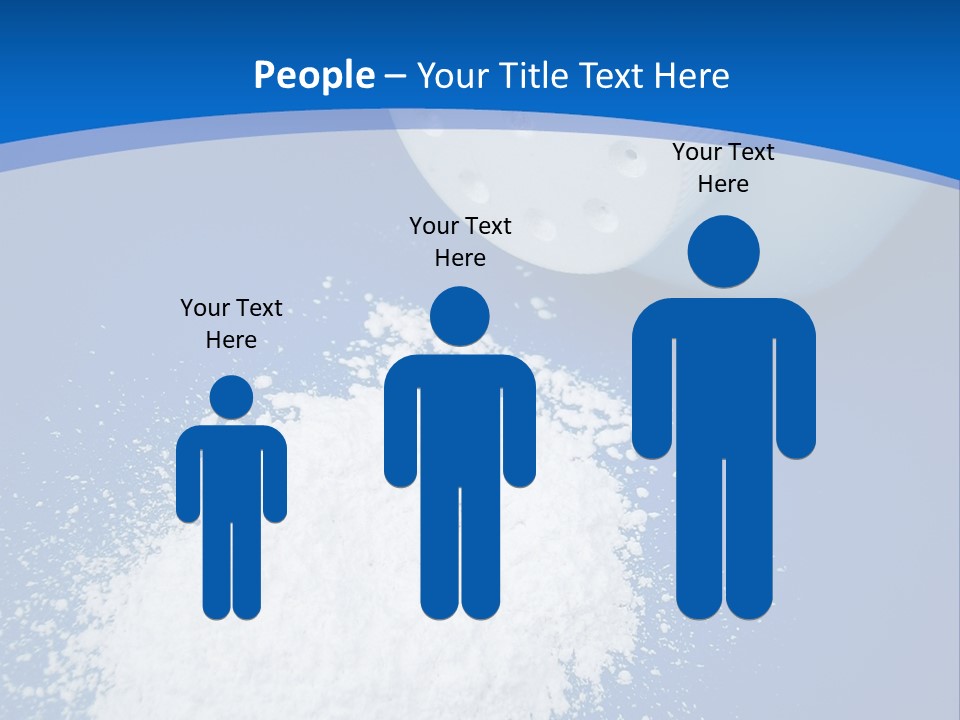 Spilled Baby Powder PowerPoint Template